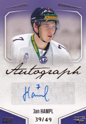 Jan Hampl Litomerice Chance liga 2022/23 2. serie GOAL Cards Autograph /49 #111