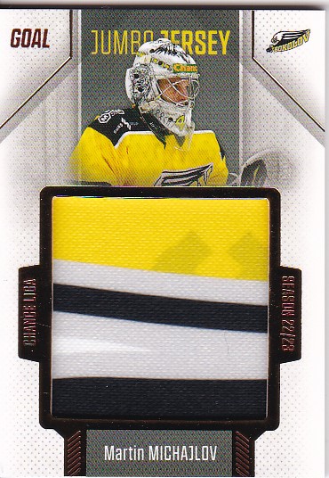 Martin Michajlov Sokolov Chance liga 2022/23 2. serie GOAL Cards Jumbo Jersey /77 #27