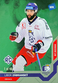 Libor Zabransky Reprezentace Moje Karticky Narodni Tym 2021/22 MK Universe level 2 /46 #14
