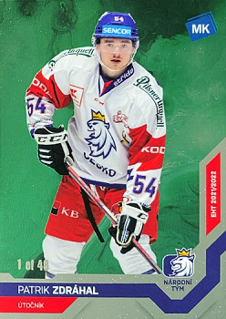 Patrik Zdrahal Reprezentace Moje Karticky Narodni Tym 2021/22 MK Universe level 2 /46 #28