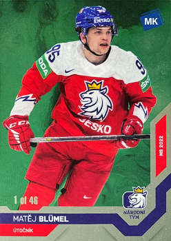 Matej Blumel Reprezentace Moje Karticky Narodni Tym 2021/22 MK Universe level 2 /46 #46