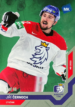 Jiri Cernoch Reprezentace Moje Karticky Narodni Tym 2021/22 MK Universe level 2 /46 #47