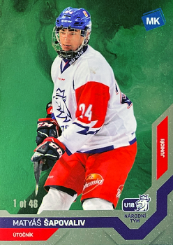 Matyas Sapovaliv Reprezentace Moje Karticky Narodni Tym 2021/22 MK Universe level 2 /46 #73