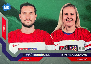 Tomas Kundratek a Dominika Laskova Reprezentace Moje Karticky Narodni Tym 2021/22 MK Universe level 2 /46 #82