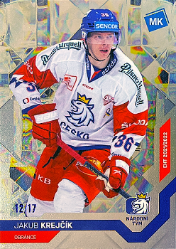 Jakub Krejcik Reprezentace Moje Karticky Narodni Tym 2021/22 MK Universe level 3 /17 #16