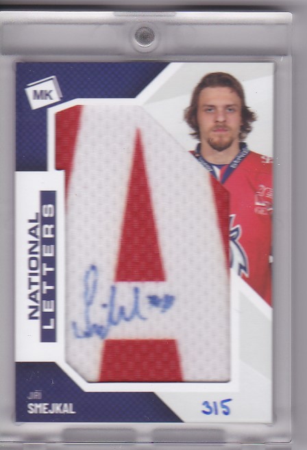 Jiri Smejkal Reprezentace Moje Karticky Narodni Tym 2021/22 MK National Letters Autograph /5 #NL-JS