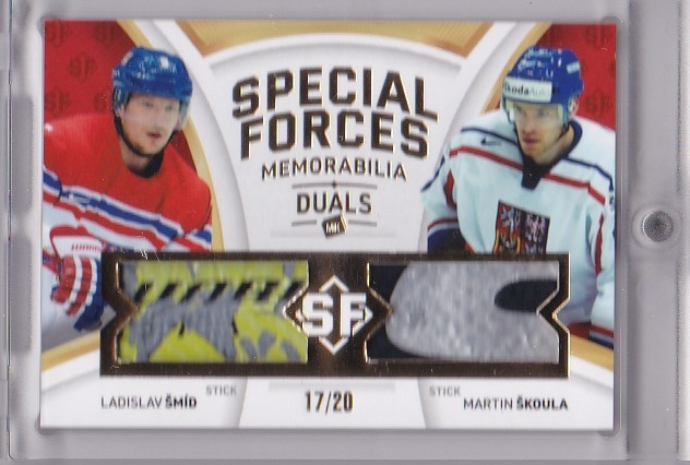 Ladislav Smid a Martin Skoula Reprezentace Moje Karticky Narodni Tym 2021/22 MK Special Forces Dual /20 #SFMD-06