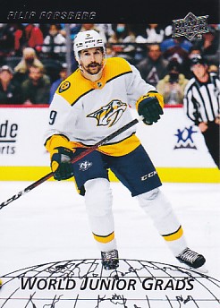 Filip Forsberg Nashville Predators Upper Deck 2022/23 Series 2 World Junior Grads #WG-3