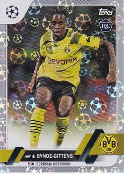 Jamie Bynoe-Gittens Borussia Dortmund Topps UEFA Club Competitions 2022/23 Starball Foil #43