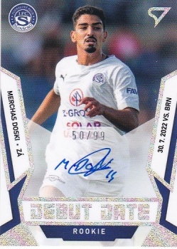 Merchas Doski Slovacko SportZoo FORTUNA:LIGA 2022/23 2. serie Debut Date Rookie Auto /99 #DRS-MD