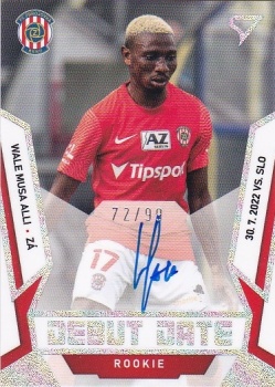 Wale Mussa Alli Brno SportZoo FORTUNA:LIGA 2022/23 2. serie Debut Date Rookie Auto /99 #DRS-WA