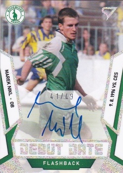 Marek Nikl Bohemians Praha SportZoo FORTUNA:LIGA 2022/23 2. serie Debut Date Flashback Auto /49 #DFS-MN
