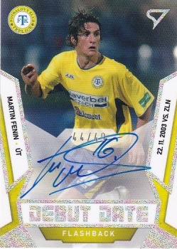 Martin Fenin Teplice SportZoo FORTUNA:LIGA 2022/23 2. serie Debut Date Flashback Auto /49 #DFS-MF