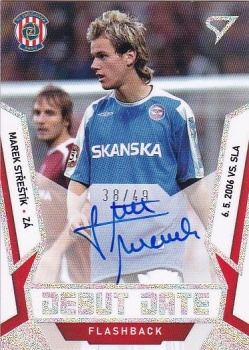 Marek Strestik Brno SportZoo FORTUNA:LIGA 2022/23 2. serie Debut Date Flashback Auto /49 #DFS-MS
