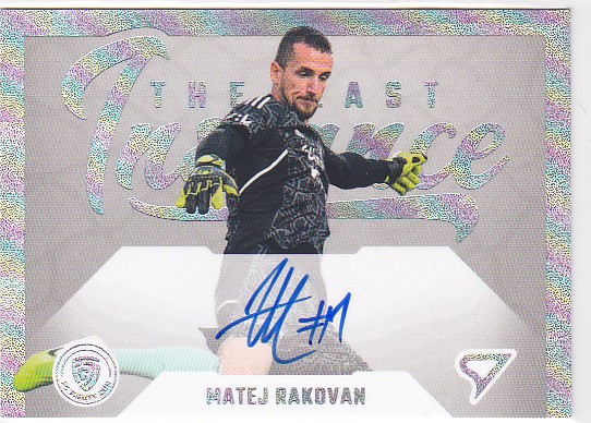 Matej Rakovan Zlin SportZoo FORTUNA:LIGA 2022/23 2. serie The Last Instance Auto /30 #LIS-RA