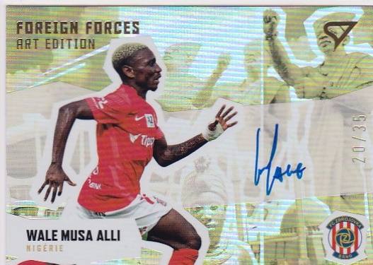 Wale Musa Alli Brno SportZoo FORTUNA:LIGA 2022/23 2. serie Foreign Forces Art Edition Auto /35 #FFS-WA