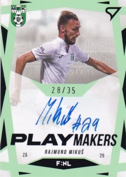 Rajmund Mikus Karvina SportZoo FORTUNA:LIGA 2022/23 2. serie F:NL Playmakers Auto /35 #NLS-RM