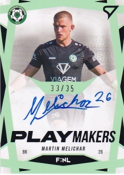Martin Melichar Pribram SportZoo FORTUNA:LIGA 2022/23 2. serie F:NL Playmakers Auto /35 #NLS-MM