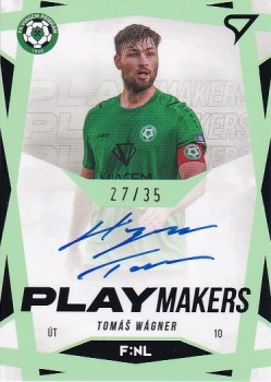 Tomas Wagner Pribram SportZoo FORTUNA:LIGA 2022/23 2. serie F:NL Playmakers Auto /35 #NLS-TW