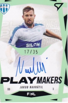 Jakub Navratil Taborsko SportZoo FORTUNA:LIGA 2022/23 2. serie F:NL Playmakers Auto /35 #NLS-JN