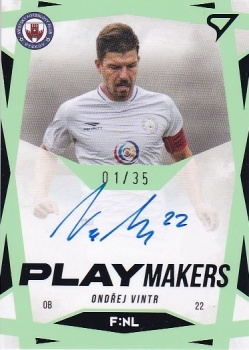 Ondrej Vintr Vyskov SportZoo FORTUNA:LIGA 2022/23 2. serie F:NL Playmakers Auto /35 #NLS-OV