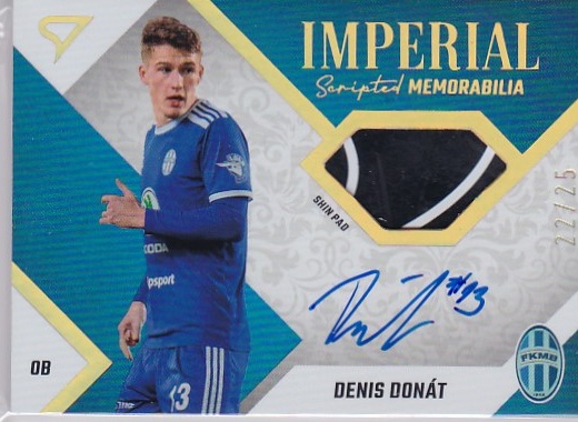 Denis Donat Mlada Boleslav SportZoo FORTUNA:LIGA 2022/23 2. serie Imperial Scripted Memorabilia /25 #IM-DD