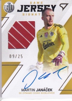Martin Janacek Ceske Budejovice SportZoo FORTUNA:LIGA 2022/23 2. serie Game Jersey Auto /25 #GJS-MJ