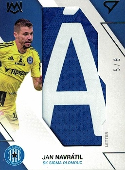 Jan Navratil Sigma Olomouc SportZoo FORTUNA:LIGA 2022/23 2. serie Unique Mark #UM-JN