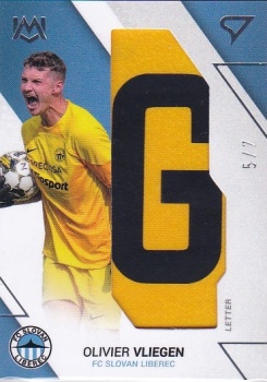 Olivier Vliegen Liberec SportZoo FORTUNA:LIGA 2022/23 2. serie Unique Mark #UM-OV