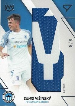 Denis Visinsky Liberec SportZoo FORTUNA:LIGA 2022/23 2. serie Unique Mark #UM-VI
