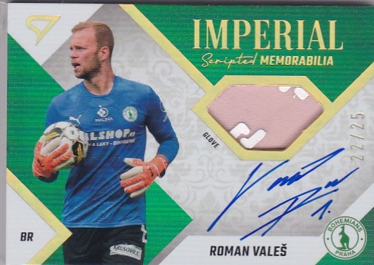 Roman Vales Bohemians Praha SportZoo FORTUNA:LIGA 2022/23 2. serie Imperial Scripted Memorabilia /25 #IM-RV