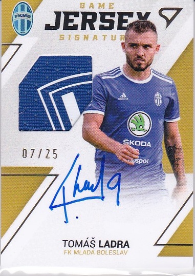 Tomas Ladra Mlada Boleslav SportZoo FORTUNA:LIGA 2022/23 2. serie Game Jersey Auto /25 #GJS-TL