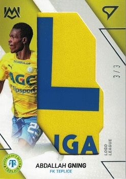 Abdallah Gning Teplice SportZoo FORTUNA:LIGA 2022/23 2. serie Unique Mark #UM-GN