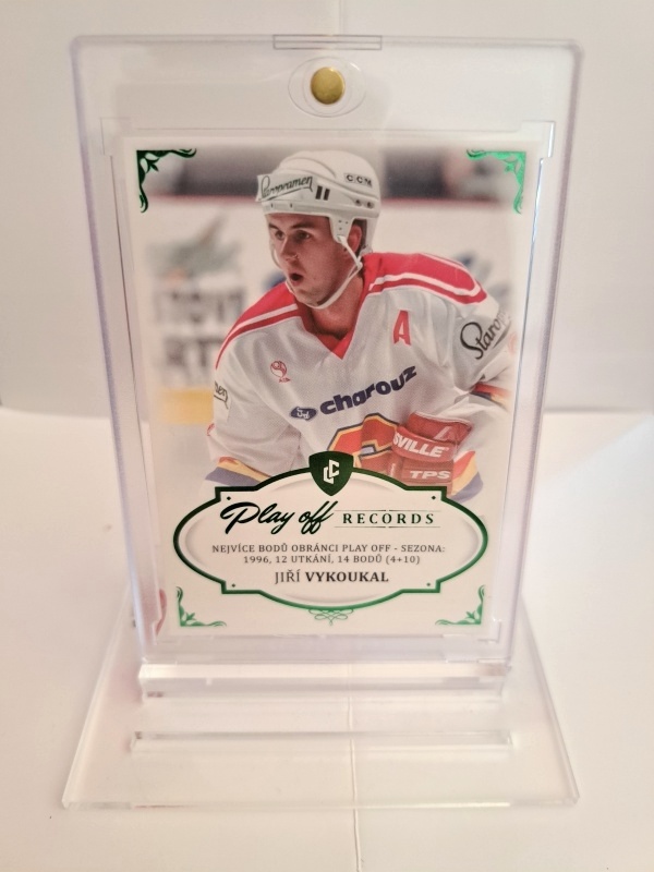 Jiri Vykoukal Sparta Praha LC 2023 Rekordy ELH Play Off Records Emerald /5 #PPD3