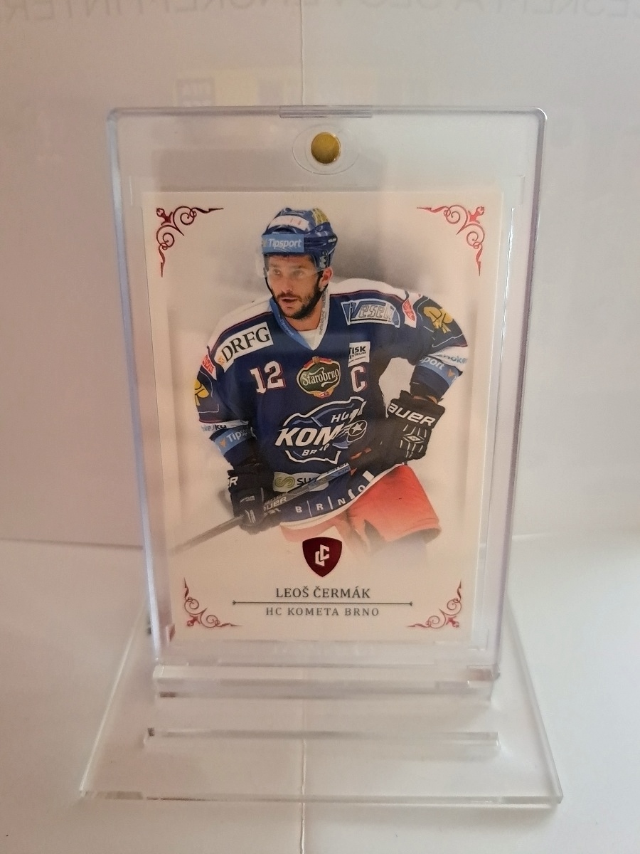 Leos Cermak Kometa Brno LC 2023 Rekordy ELH Records Red /10 #34