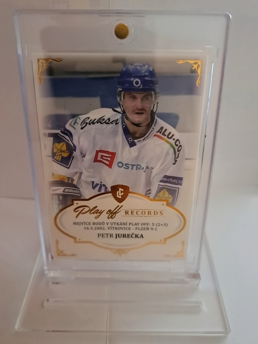 Petr Jurecka Vitkovice LC 2023 Rekordy ELH Play Off Records Gold /20 #MPP4