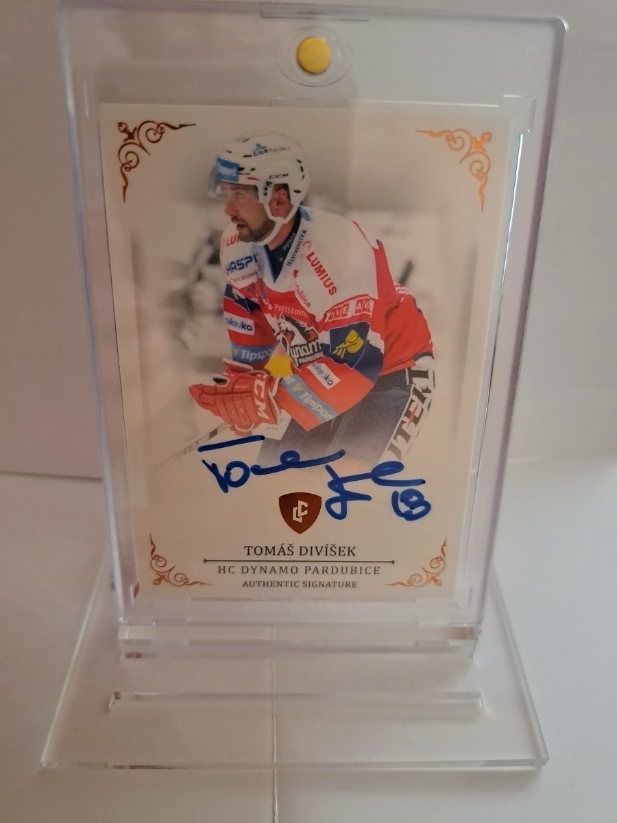 Tomas Divisek Pardubice LC 2023 Rekordy ELH Records Signature /13 #99