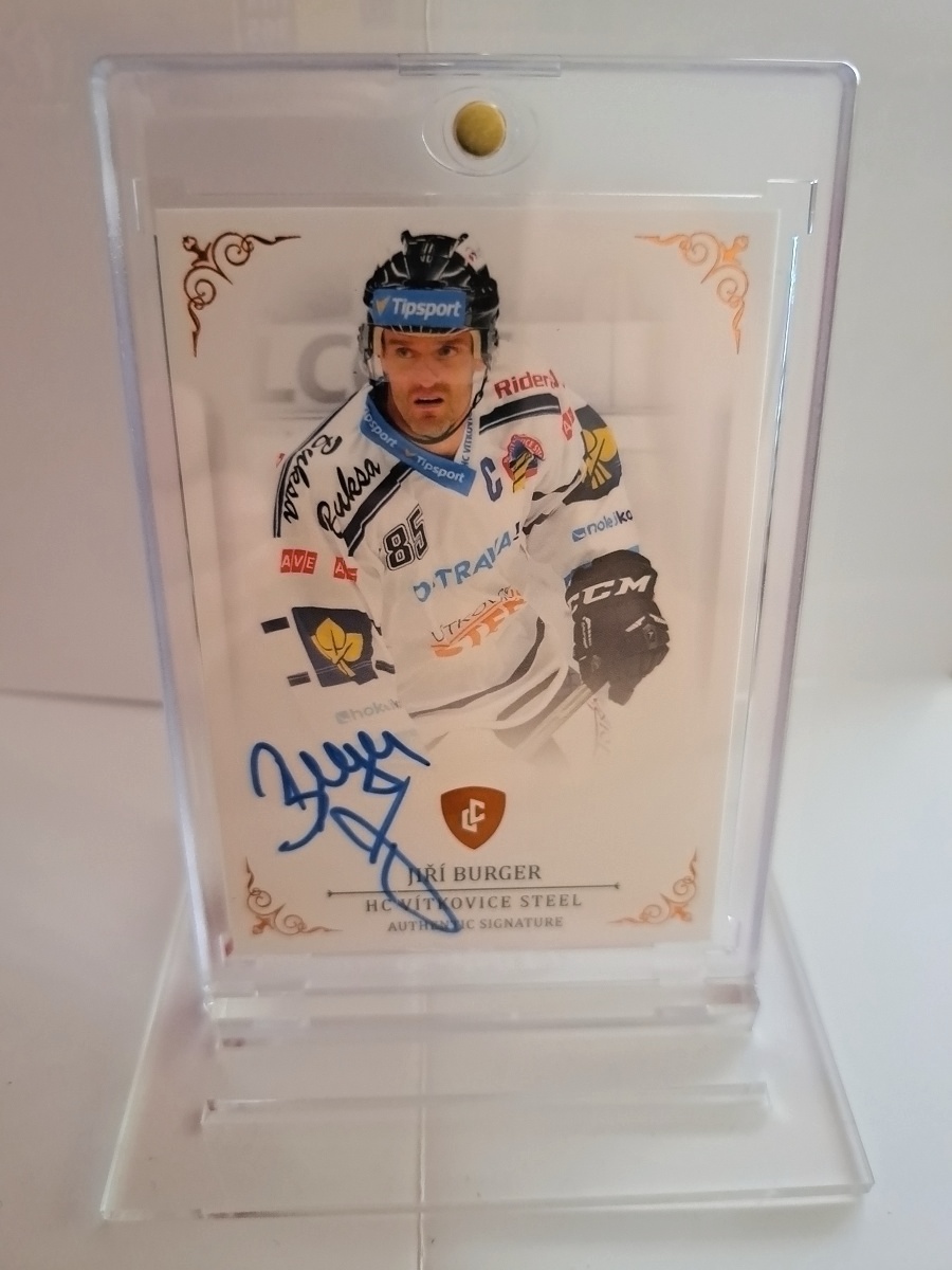 Jiri Burger Vitkovice LC 2023 Rekordy ELH Records Signature /13 #27