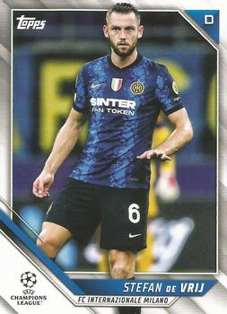 Stefan de Vrij Internazionale Milano Topps UEFA Champions League Collection 2021/22 #93