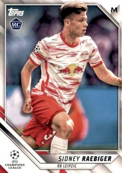 Sidney Raebiger RB Leipzig Topps UEFA Champions League Collection 2021/22 #110