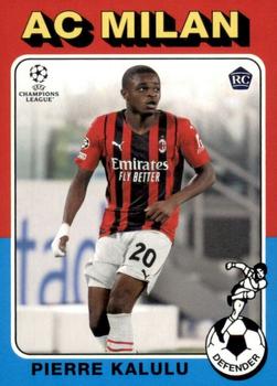 Pierre Kalulu A.C. Milan Topps UEFA Champions League Collection 2021/22 1975-76 Topps Footballer #75-04