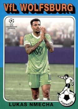 Lukas Nmecha VfL Wolfsburg Topps UEFA Champions League Collection 2021/22 1975-76 Topps Footballer #75-11
