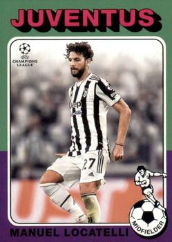 Manuel Locatelli Juventus FC Topps UEFA Champions League Collection 2021/22 1975-76 Topps Footballer #75-19