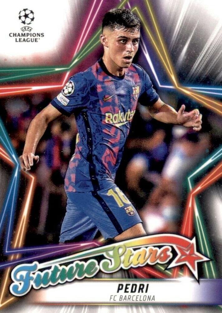 Pedri FC Barcelona Topps UEFA Champions League Collection 2021/22 Future Stars #FS-01