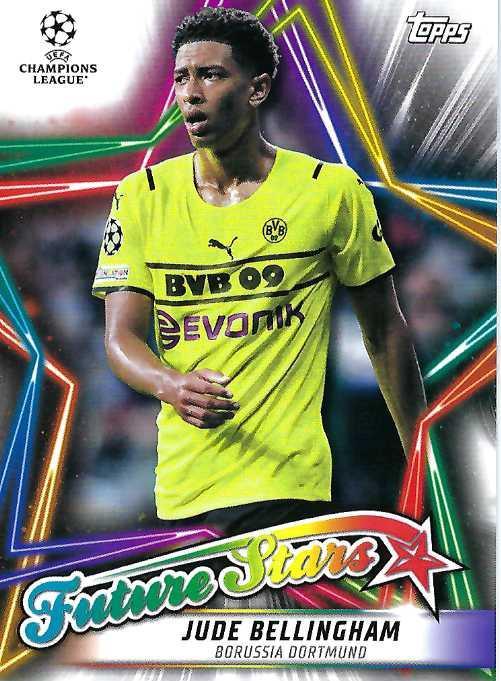 Jude Bellingham Borussia Dortmund Topps UEFA Champions League Collection 2021/22 Future Stars #FS-02