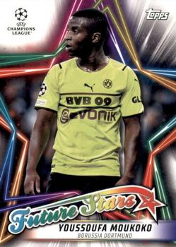 Youssoufa Moukoko Borussia Dortmund Topps UEFA Champions League Collection 2021/22 Future Stars #FS-05