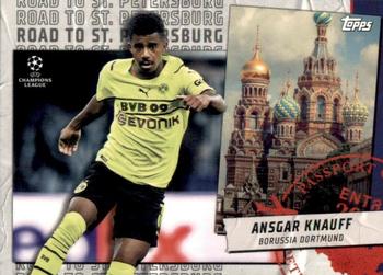 Ansgar Knauff Borussia Dortmund Topps UEFA Champions League Collection 2021/22 Road to St. Petersburg #RSP-07