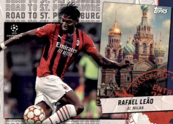 Rafael Leao A.C. Milan Topps UEFA Champions League Collection 2021/22 Road to St. Petersburg #RSP-16