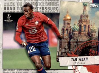 Tim Weah LOSC Lille Topps UEFA Champions League Collection 2021/22 Road to St. Petersburg #RSP-17