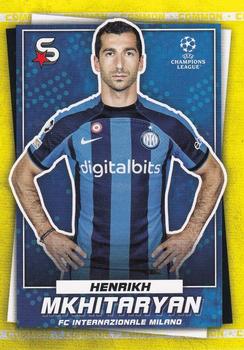 Henrikh Mkhitaryan Internazionale Milano Topps UEFA Football Superstars 2022/23 Common Yellow #79
